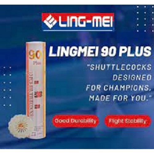 Ling Mei 90 Plus Feather Shuttlecock